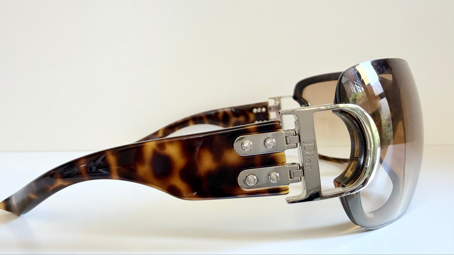 Christian Dior Vintage Sunglasses - Y2K Airspeed 2 shield XL frames NOS