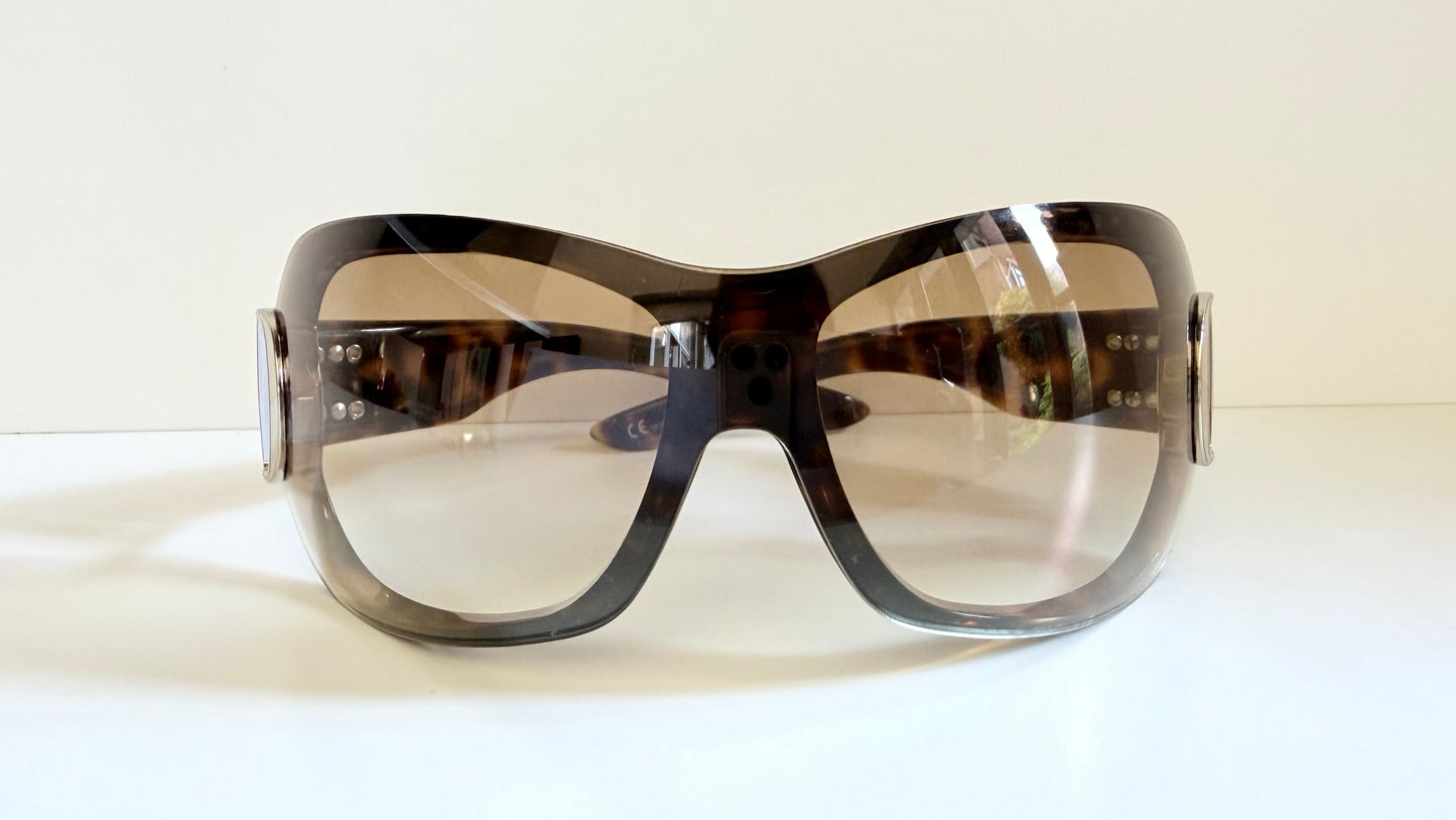 Christian Dior Vintage Sunglasses - Y2K Airspeed 2 shield XL frames NOS