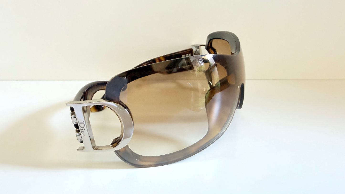 Christian Dior Vintage Sunglasses - Y2K Airspeed 2 shield XL frames NOS