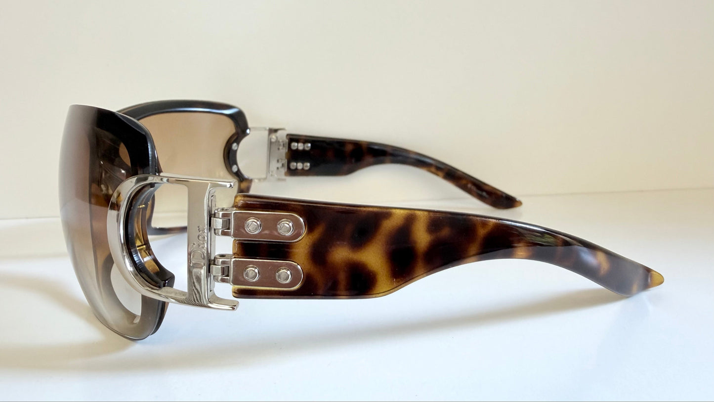 Christian Dior Vintage Sunglasses - Y2K Airspeed 2 shield XL frames NOS