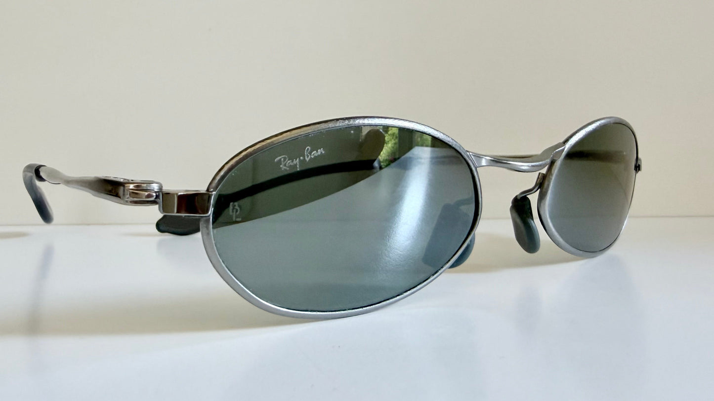 Ray Ban B&L Orbs Prophesy W2575 silver mirror vintage sunglasses