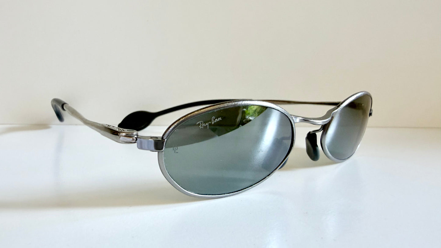 Ray Ban B&L Orbs Prophesy W2575 silver mirror vintage sunglasses