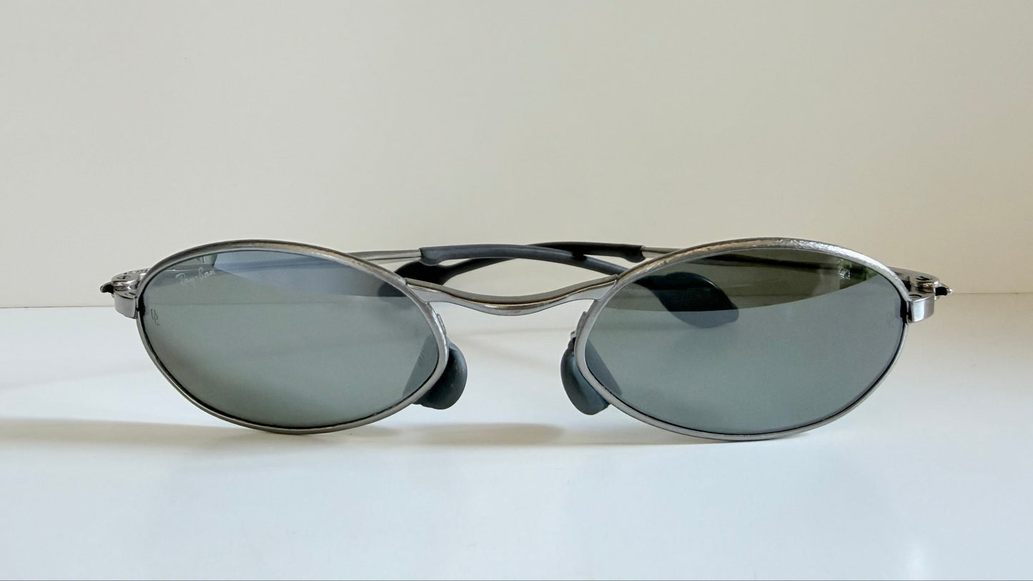Ray Ban B&L Orbs Prophesy W2575 silver mirror vintage sunglasses