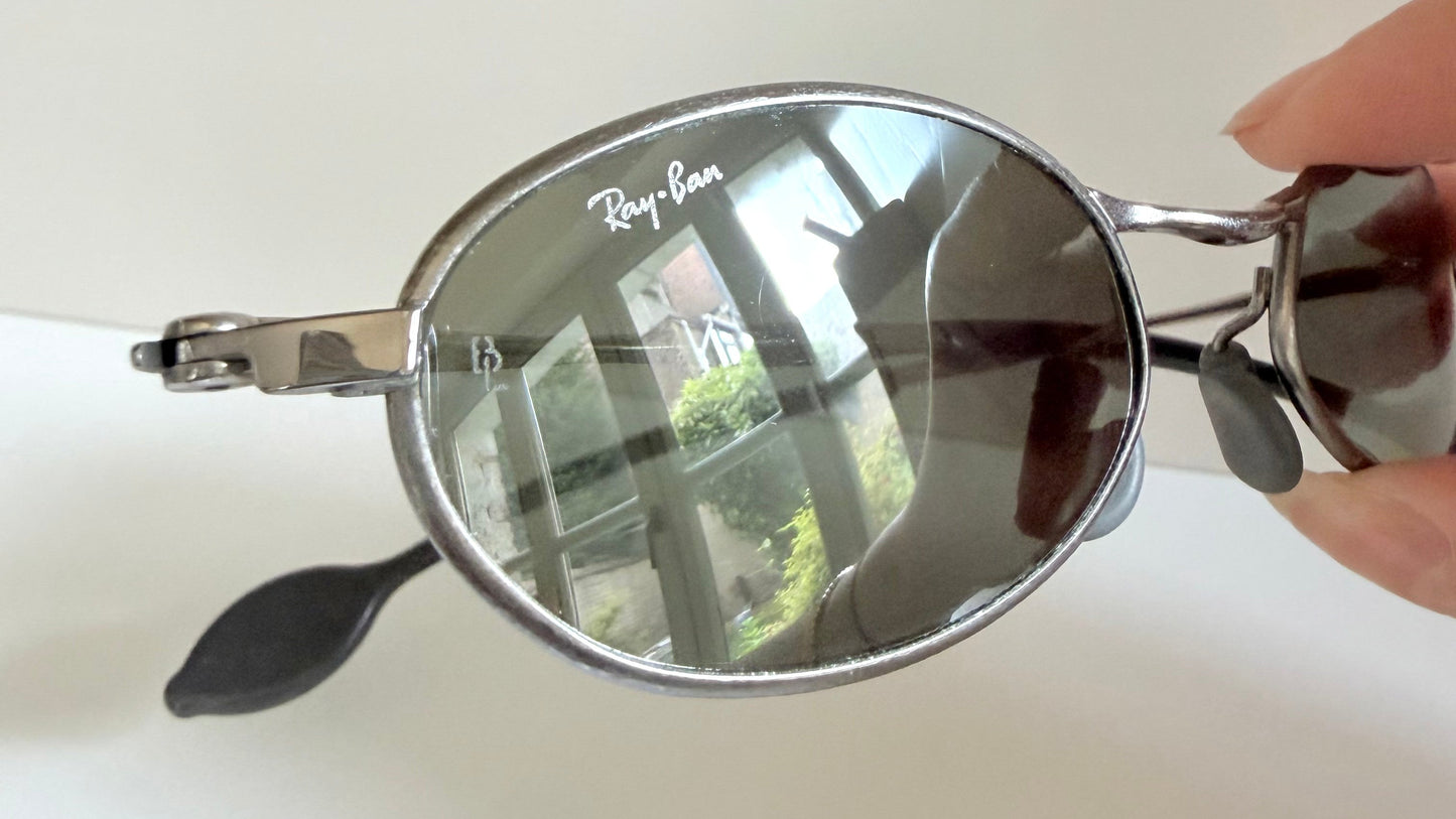 Ray Ban B&L Orbs Prophesy W2575 silver mirror vintage sunglasses