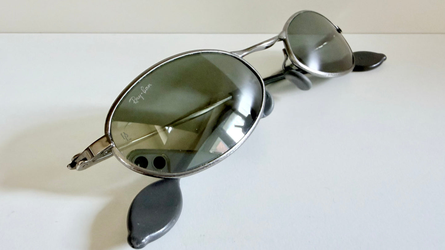 Ray Ban B&L Orbs Prophesy W2575 silver mirror vintage sunglasses