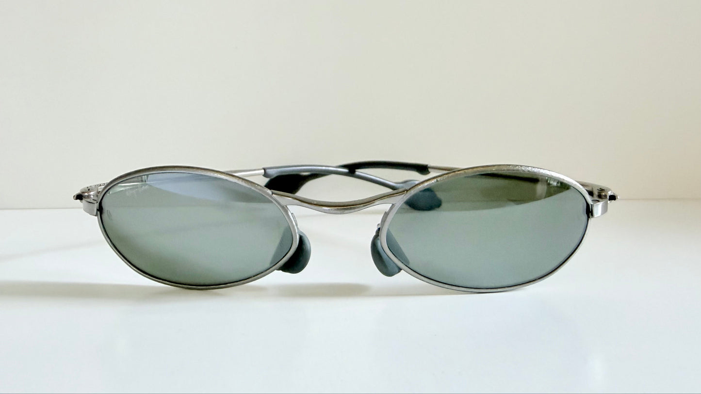 Ray Ban B&L Orbs Prophesy W2575 silver mirror vintage sunglasses