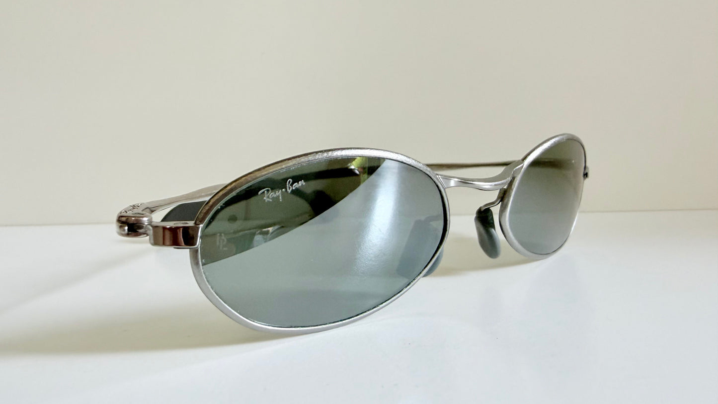 Ray Ban B&L Orbs Prophesy W2575 silver mirror vintage sunglasses