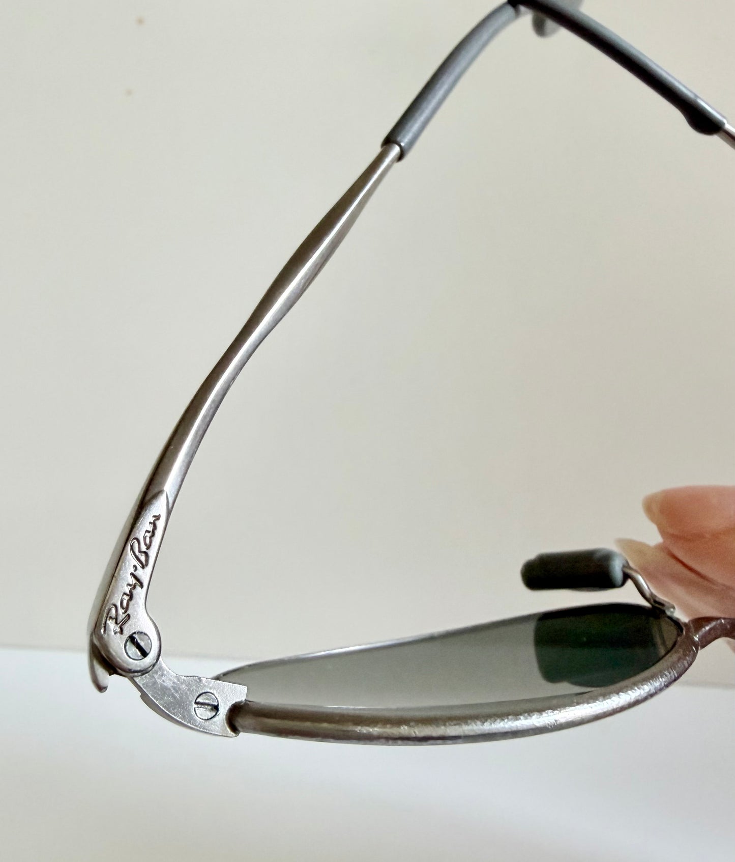 Ray Ban B&L Orbs Prophesy W2575 silver mirror vintage sunglasses