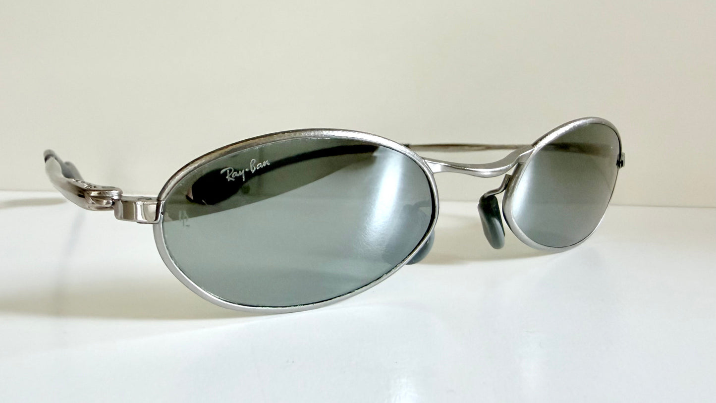 Ray Ban B&L Orbs Prophesy W2575 silver mirror vintage sunglasses