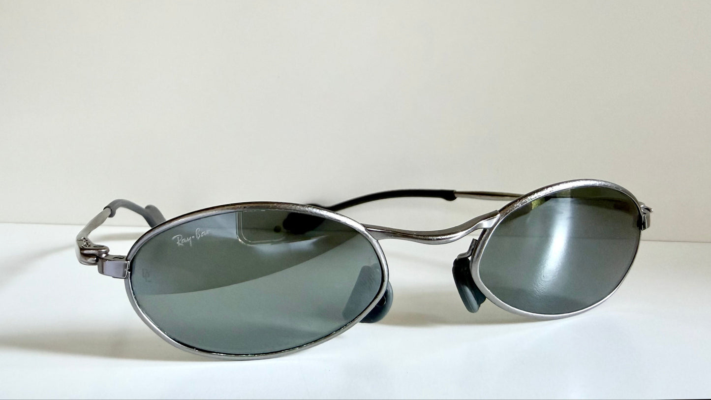 Ray Ban B&L Orbs Prophesy W2575 silver mirror vintage sunglasses