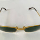 Ray Ban B&L USA vintage sunglasses - Signet W1396 Gold plated frame