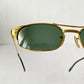 Ray Ban B&L USA vintage sunglasses - Signet W1396 Gold plated frame