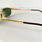 Ray Ban B&L USA vintage sunglasses - Signet W1396 Gold plated frame