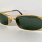 Ray Ban B&L USA vintage sunglasses - Signet W1396 Gold plated frame