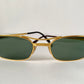 Ray Ban B&L USA vintage sunglasses - Signet W1396 Gold plated frame