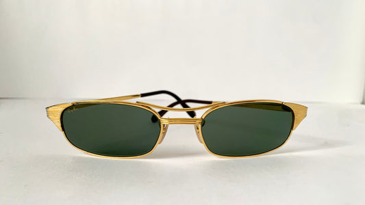 Ray Ban B&L USA vintage sunglasses - Signet W1396 Gold plated frame