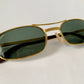 Ray Ban B&L USA vintage sunglasses - Signet W1396 Gold plated frame