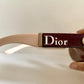 Christian Dior Vintage Sunglasses - NOS Dior Logo 2 silver and orange XL frames
