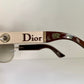 Christian Dior Vintage Sunglasses - Dior Logo 2 silver and white XL frames