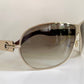 Christian Dior Vintage Sunglasses - Dior Logo 2 silver and white XL frames