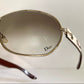 Christian Dior Vintage Sunglasses - Dior Logo 2 silver and white XL frames