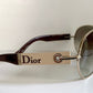 Christian Dior Vintage Sunglasses - Dior Logo 2 silver and white XL frames