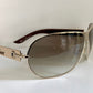 Christian Dior Vintage Sunglasses - Dior Logo 2 silver and white XL frames