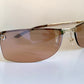 Christian Dior Vintage Sunglasses - Y2K Adiorable rose gold wrap rimless frames