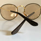 Ray Ban B&L USA Leathers Rounds changeables vintage sunglasses