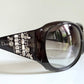 Vintage Y2K rare Dior Limited Sunglasses - Dark green frame with crystal