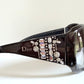 Vintage Y2K rare Dior Limited Sunglasses - Dark green frame with crystal