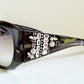 Vintage Y2K rare Dior Limited Sunglasses - Dark green frame with crystal