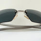 Fendi Y2K 00s vintage sunglasses - rimless blue frame with logos