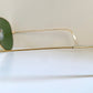 Ray Ban B&L USA vintage sunglasses - Aviator 62mm green and golden frames