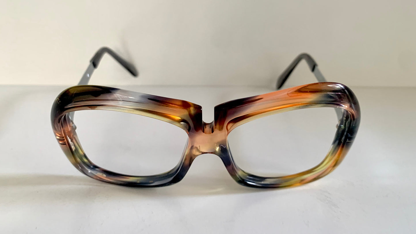 Luxottica vintage frame - 70s NOS original glasses - Small/narrow faces