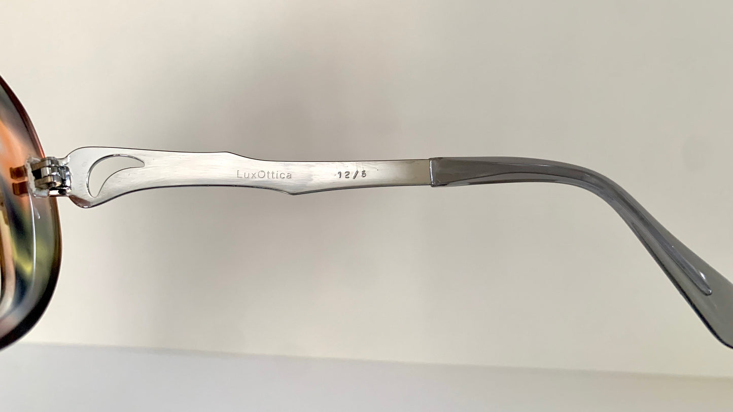Luxottica vintage frame - 70s NOS original glasses - Small/narrow faces