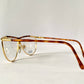 Safilo 80s vintage glasses - Golden metal and brown frames