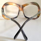 Luxottica vintage frame - 70s NOS original glasses - Small/narrow faces