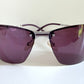 Christian Dior Vintage Sunglasses - Y2K Dior Charm 1 shield purple frames NOS
