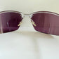 Christian Dior Vintage Sunglasses - Y2K Dior Charm 1 shield purple frames NOS
