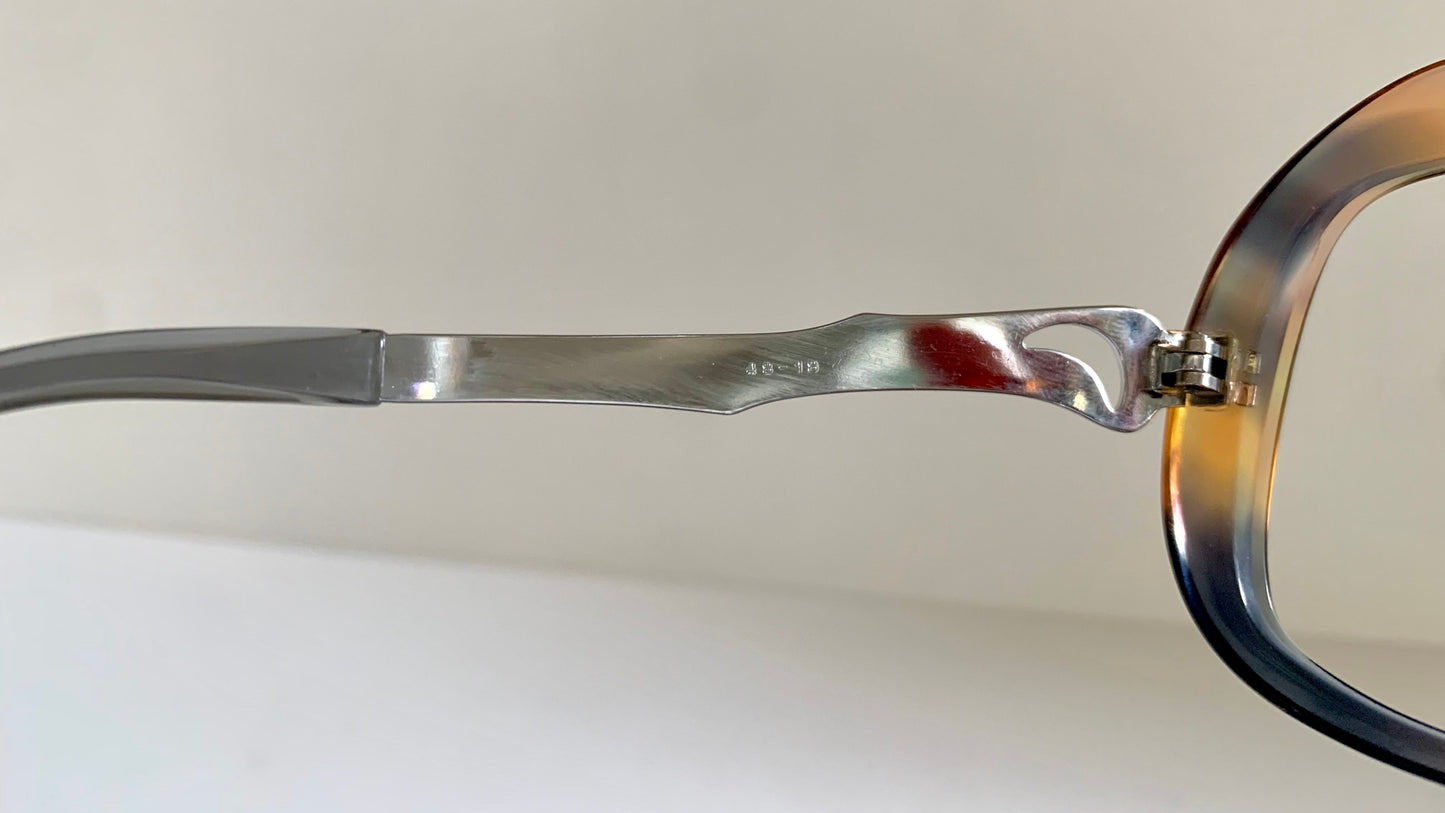Luxottica vintage frame - 70s NOS original glasses - Small/narrow faces