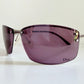 Christian Dior Vintage Sunglasses - Y2K Dior Charm 1 shield purple frames NOS