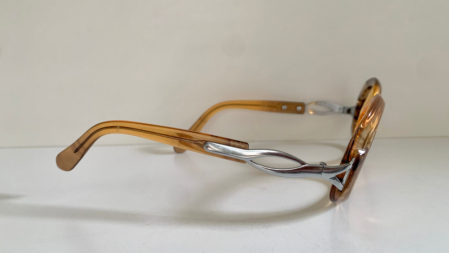 Luxottica vintage frame - 70s NOS original glasses - Small/narrow faces