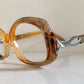 Luxottica vintage frame - 70s NOS original glasses - Small/narrow faces