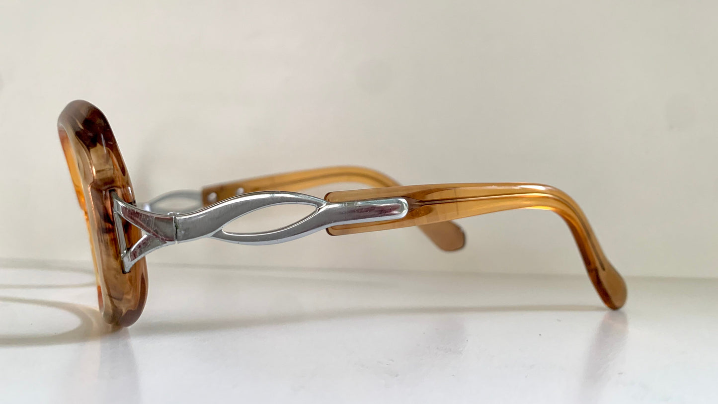 Luxottica vintage frame - 70s NOS original glasses - Small/narrow faces