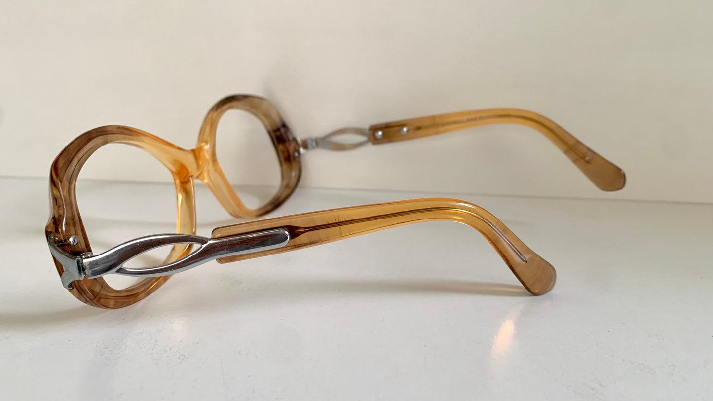 Luxottica vintage frame - 70s NOS original glasses - Small/narrow faces