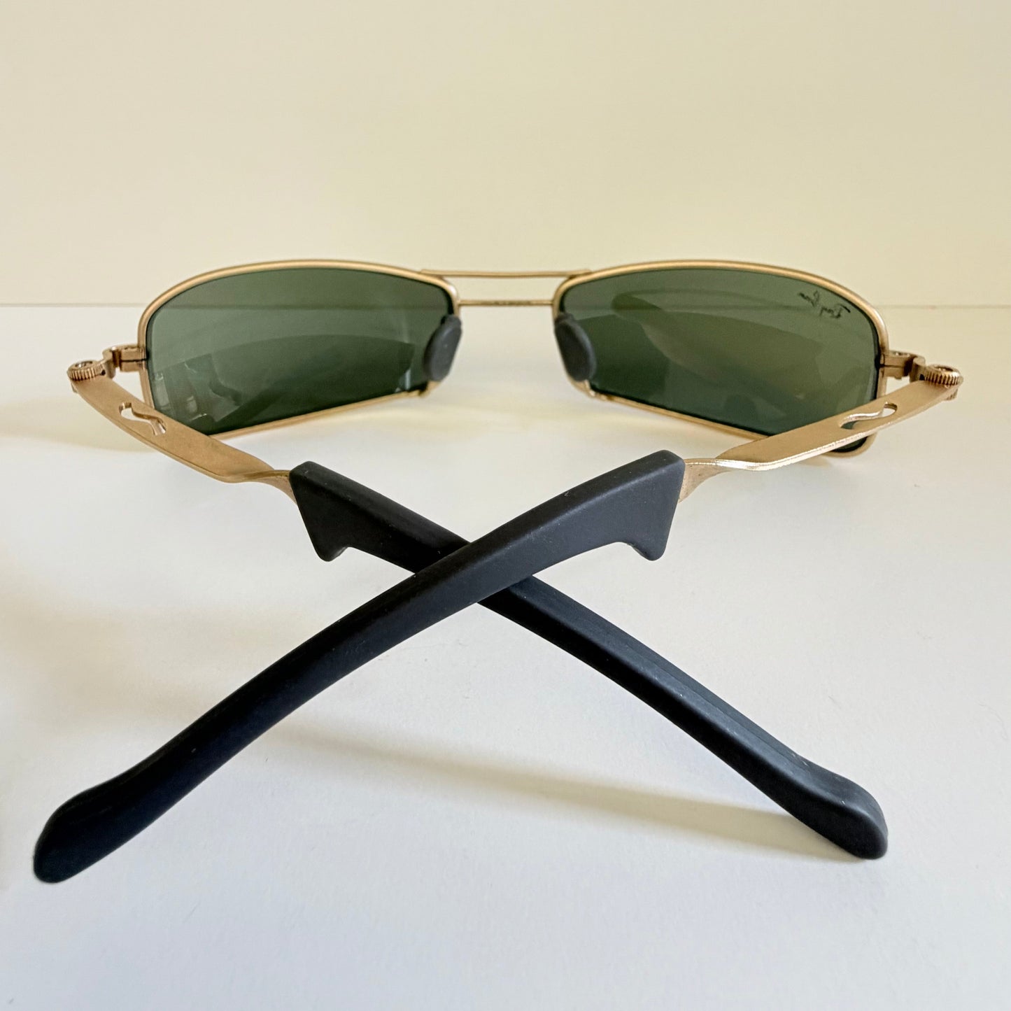 Ray Ban B&L Orbs Axis Square matte gold W2023 vintage sunglasses