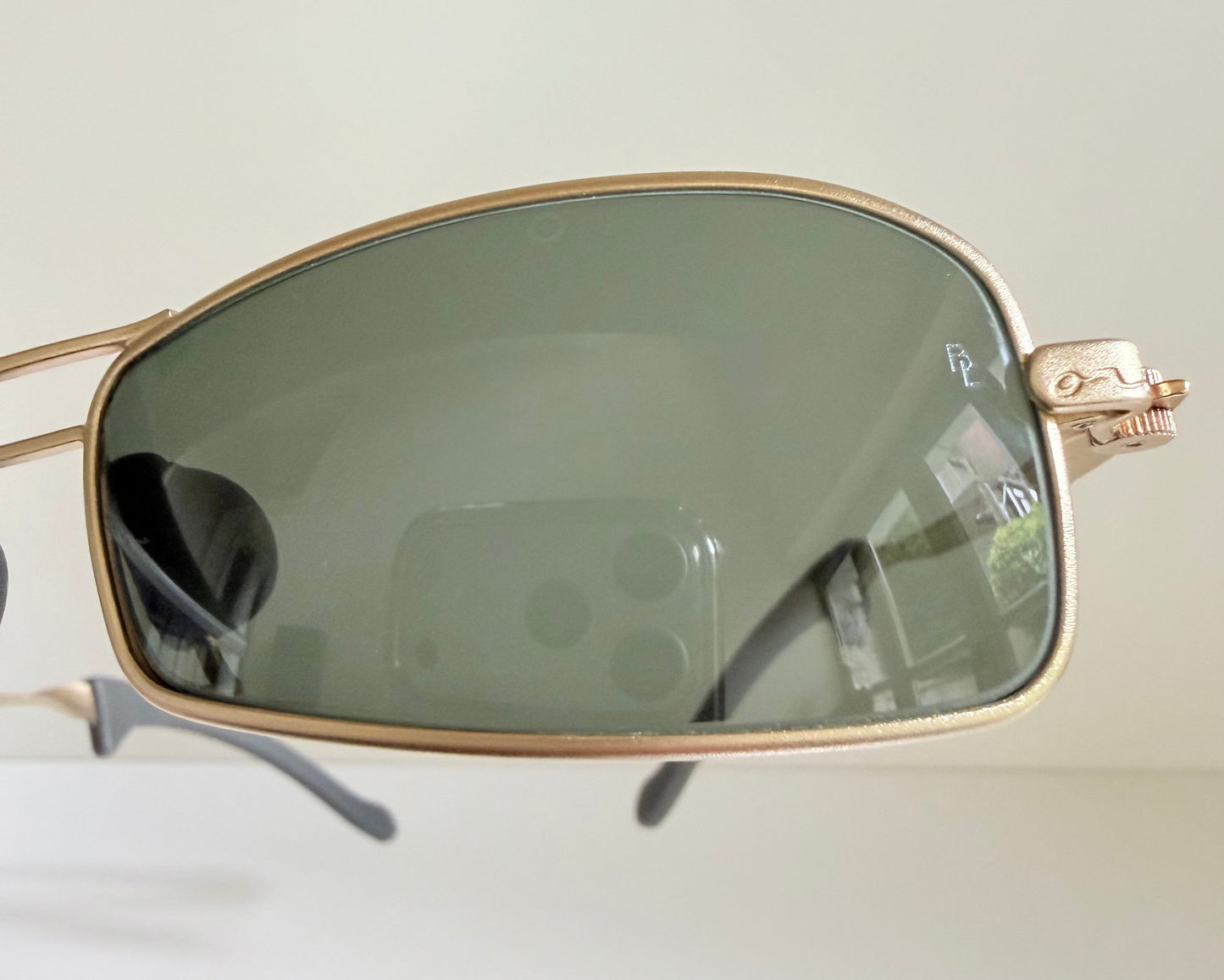 Ray Ban B&L Orbs Axis Square matte gold W2023 vintage sunglasses