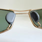 Ray Ban B&L Orbs Axis Square matte gold W2023 vintage sunglasses