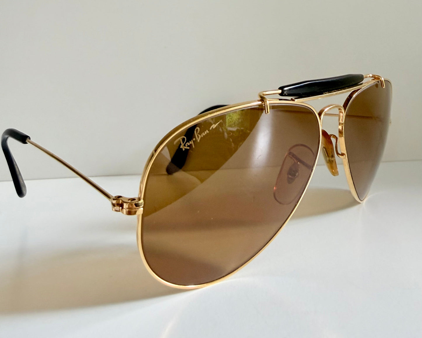 Vintage Ray-Ban B&L USA Chromax Aviator Sunglasses: Outdoorsman 58mm W1663